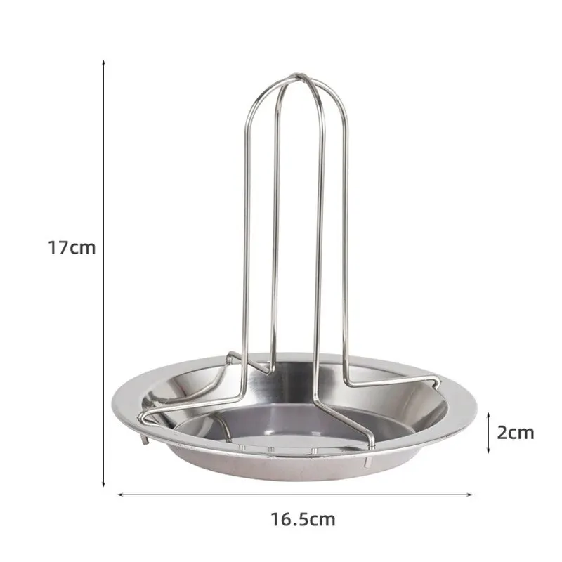 

Chicken Roaster Rack With Bowl Stainless Steel Beer Can Chicken Turkey Non-Stick Roaster BBQ Grill Rack Stand Holder Tray