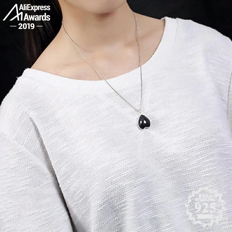 Не поддельная польская S925 Изысканная антикварная подвеска магазин сапфировый