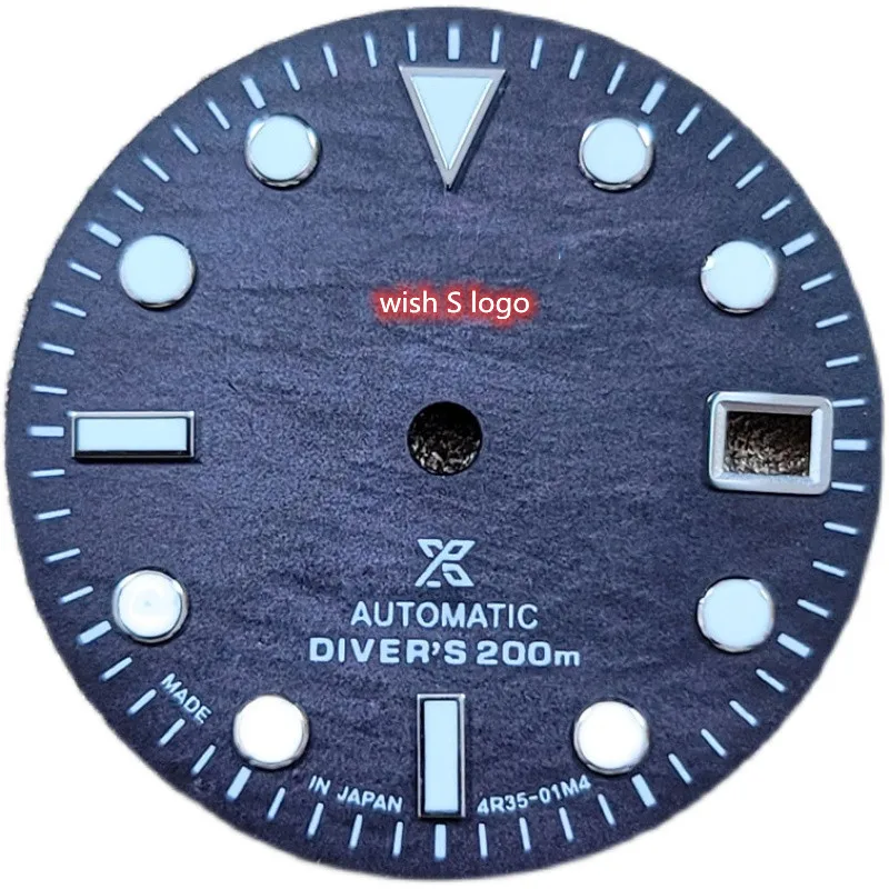 

Часы SKX Green Night с ярким светом и циферблатом 28,5 мм, подходит для японских модификаций движения NH35