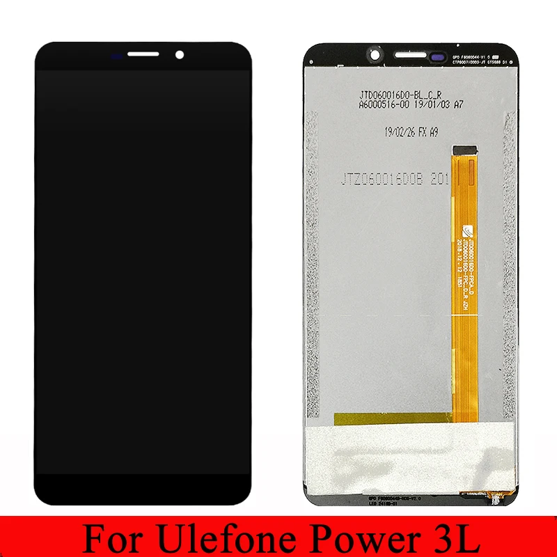 6 дюймов для Ulefone мощность 3L ЖК дисплей и кодирующий преобразователь сенсорного