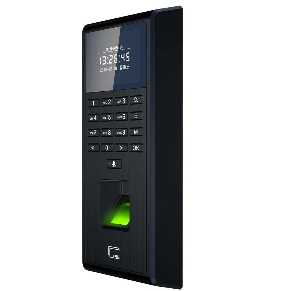 1000 Users Fingerprint Employee Time Attendance Access Control Machine RFID 125KHZ 13.56MHZ Standalone Keypad TCP/IP USB port |