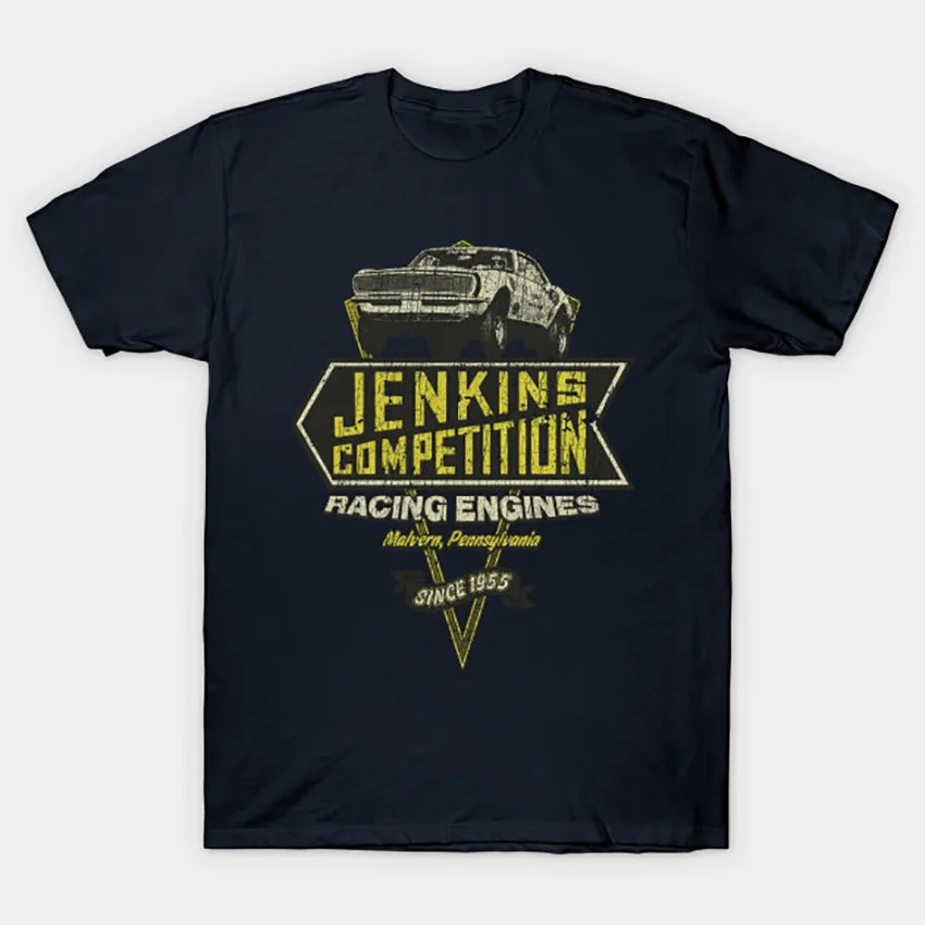 Футболка Jenkins Competition Racing Engines футболка Drag racing fast and furious car nhra drag strip dragster camaro |