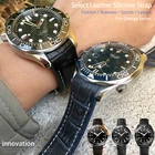 Ремешок силиконовый для часов Omega Seamaster Speedmaster DE VILLE AT150, резиновый обновленный браслет с пряжкой, аксессуары для часов, 19 мм 20 мм