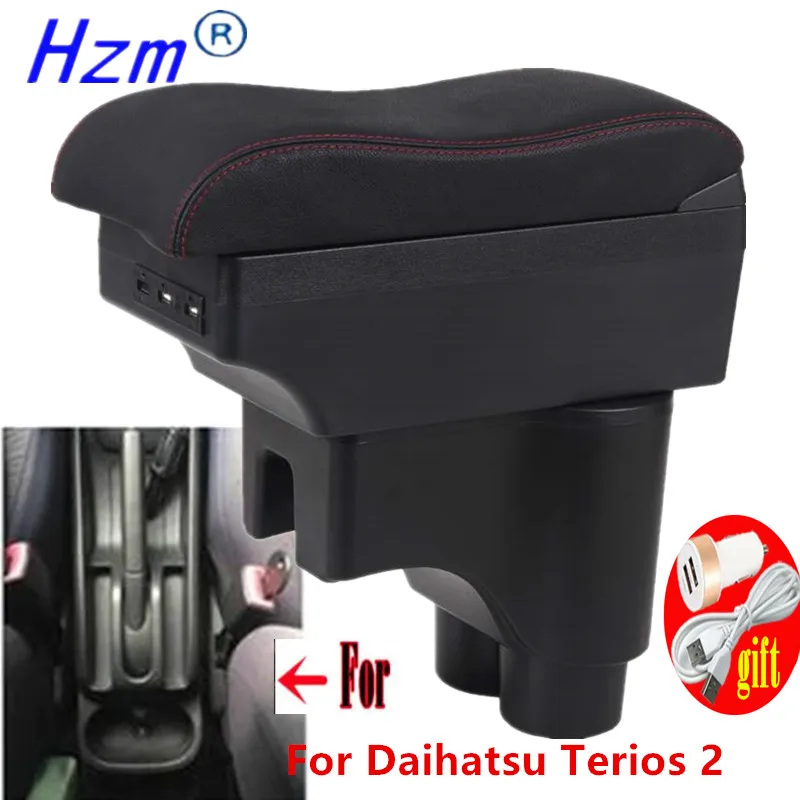 Подлокотник для Daihatsu Terios 2 Автомобильный Центральный контейнер хранения из