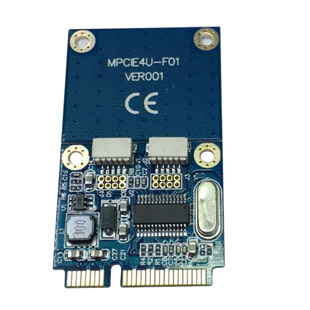 mini pci e pci express dual usb адаптер mpcie в 5 контактный