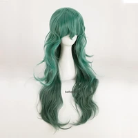tokyo ghoul sen takatsuki eto cosplay wigs 80cm long green ombre heat resistant synthetic hair wig wig cap