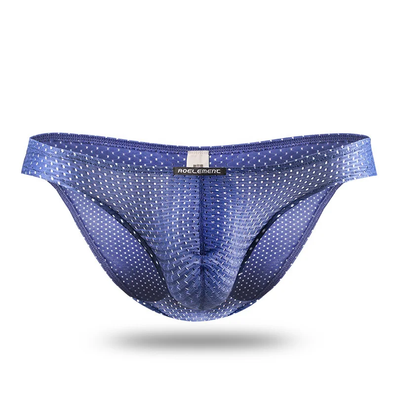 

Tight Ice Transparent Underwear Mesh Hole Sexy Youth Pants Ventilation Trend Thin Shorts Men's Bikini Mens Briefs