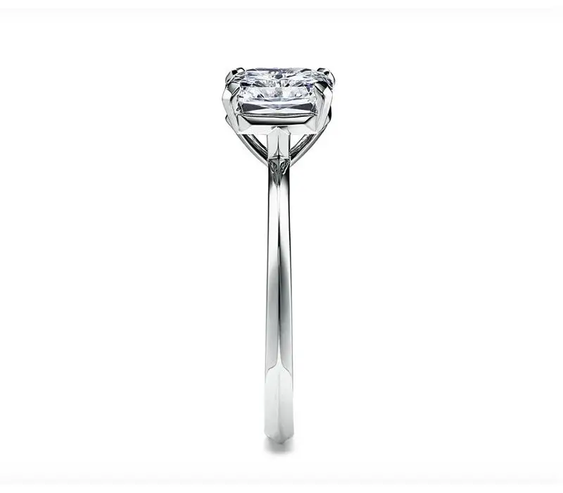 

Silver 925 Jewelry Ring Anillos De Bizuteria Diamond Stone Fine Bijoux Femme Wedding Bizuteria Gemstone with Cushion Zirconia