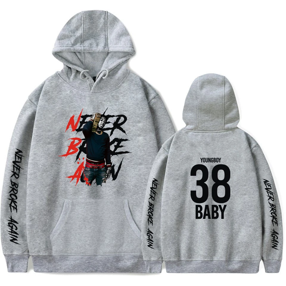 

Classic Hot Sale YoungBoy Never Broke Again Hoodies Autumn Fashion Casual Sweatshirt Long Sleeve Hoodie Men/Women Pullover Plus