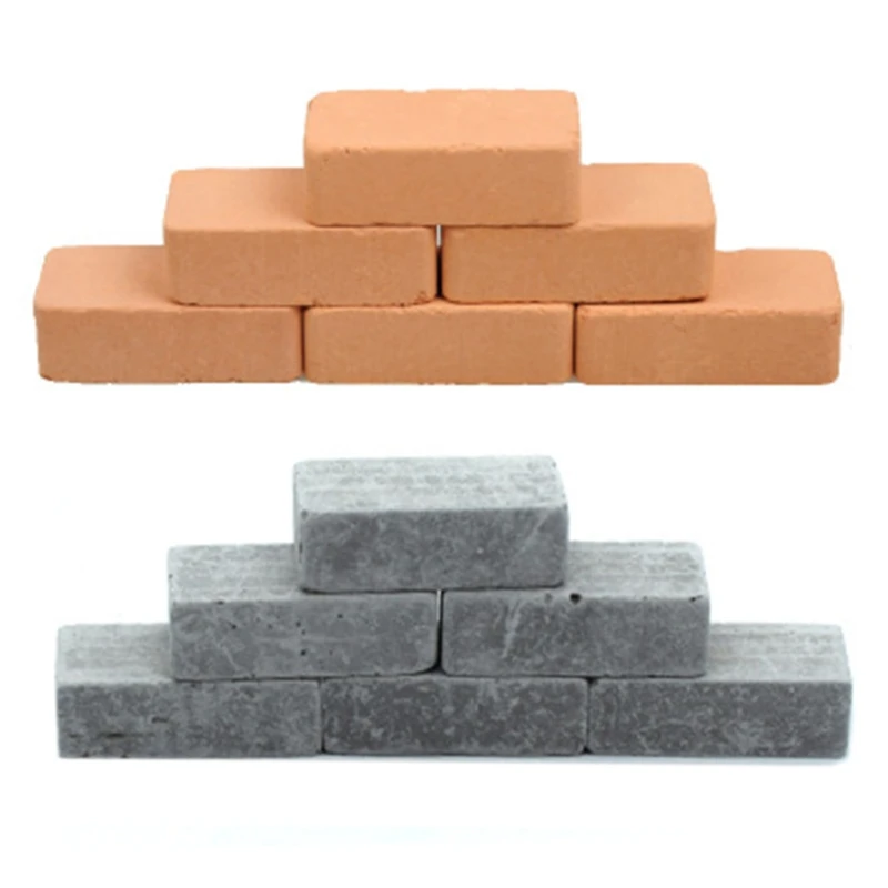 

100pcs 1/16 Miniature Simulation Brick Diy Sand Table Diorama Landscape Scenery