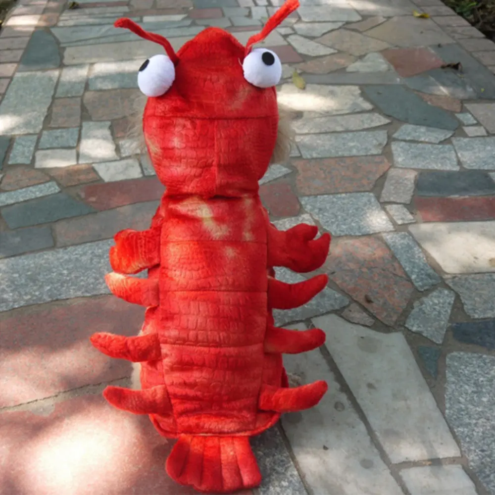 Костюм для домашних животных форма в виде омара пальто кошки интересный Косплей