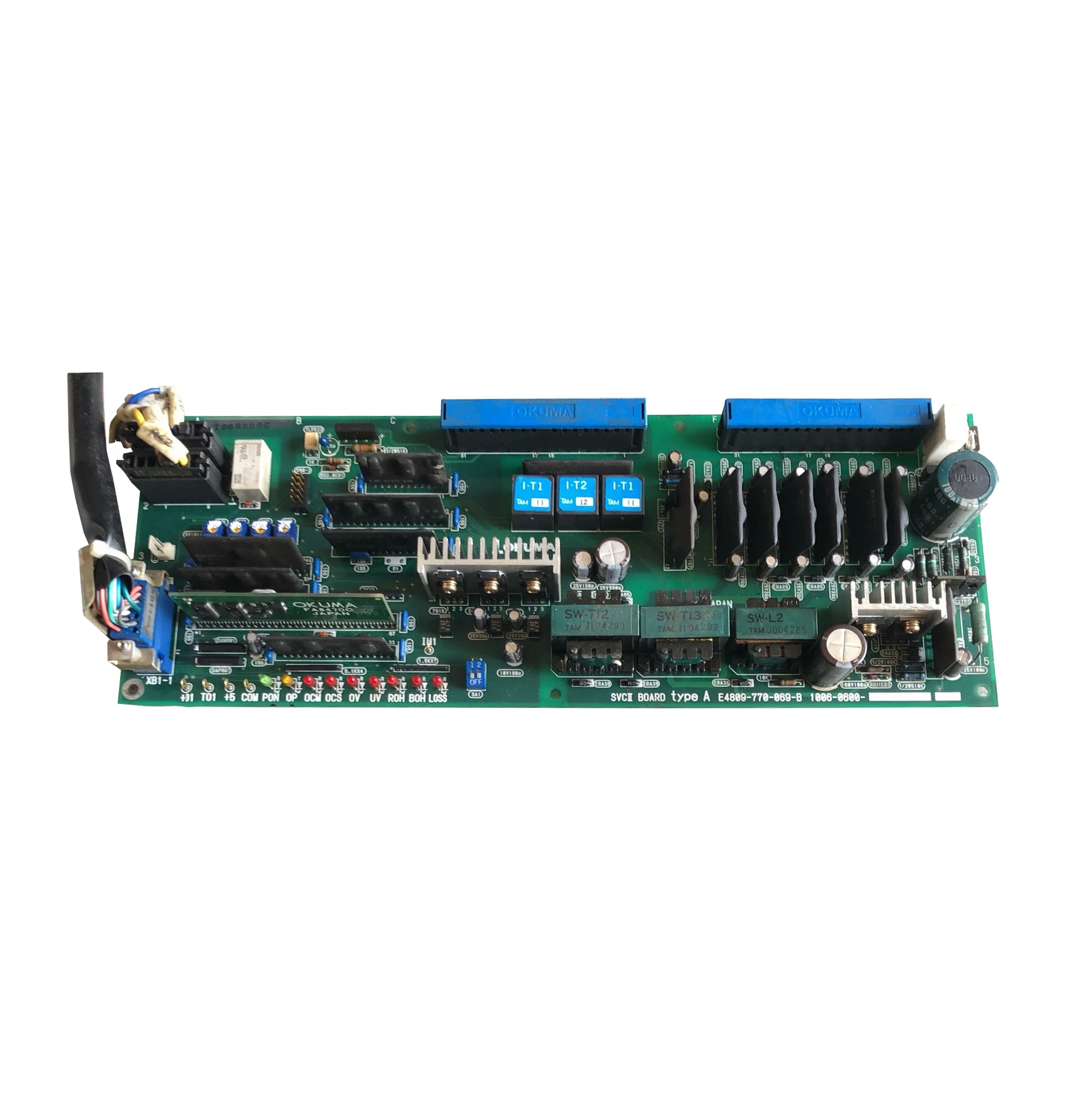 

F E4809-770-069-B OKUMA плата сервопривода 1006-0614-69-30 BLII-D100A 1066 б/у в хорошем состоянии