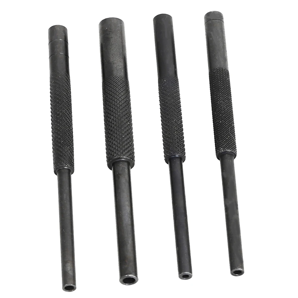 4 шт полый конец стальной рулон штифт стартер пробойник набор инструментов для