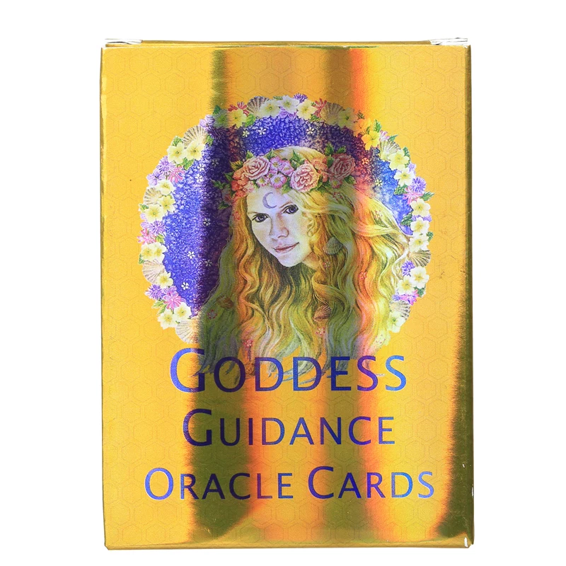 

Hot Selling Goddess Guidance Oracle, Universe Oracle Cards with Guidebook Board Deck Games Playing Cards For Party Game