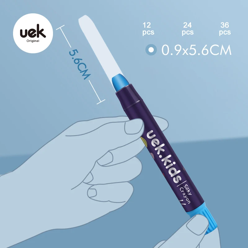 12 шт. карандаш Портативный для малышей студентов безопасный масляная пастель