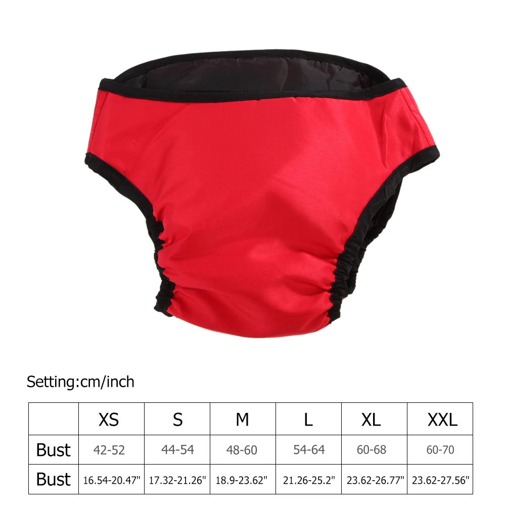 Dog Physiological Pants Diaper  Sanitary Washable Female Dog Panties Shorts Underwear Briefs For Dogs Sanitary Panties XS-XXL images - 6