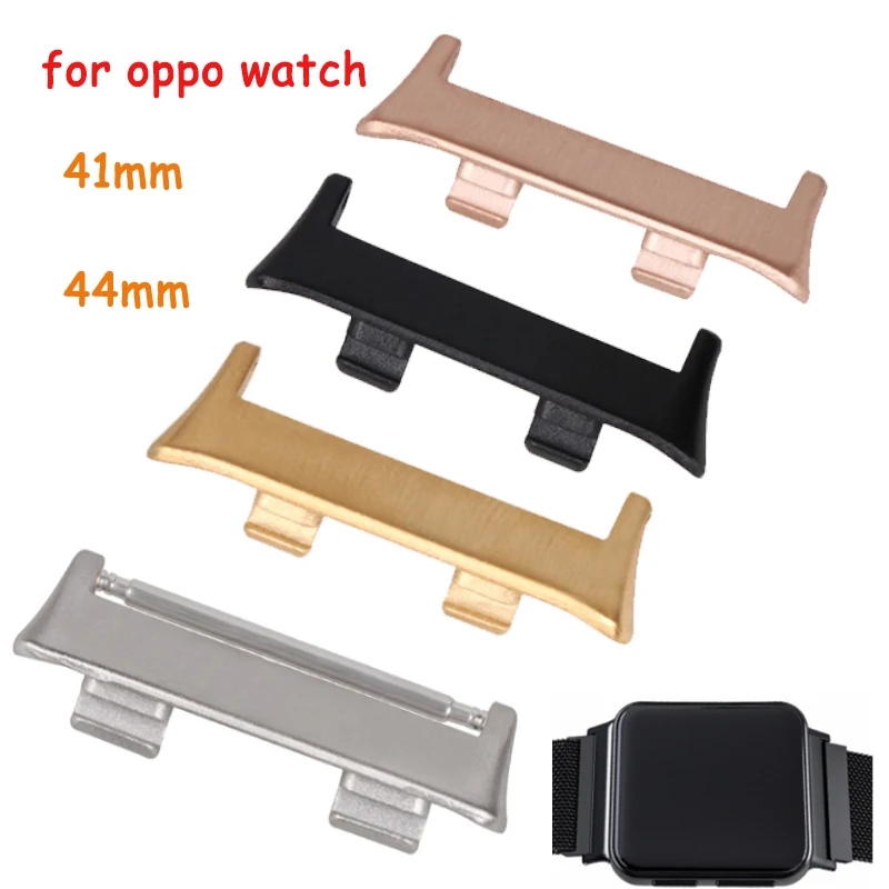 

High Quality Metal Connector Adapter For OPPO Watch 41MM/46MM 2pcs Connector accessories for oppo watch band watch strap