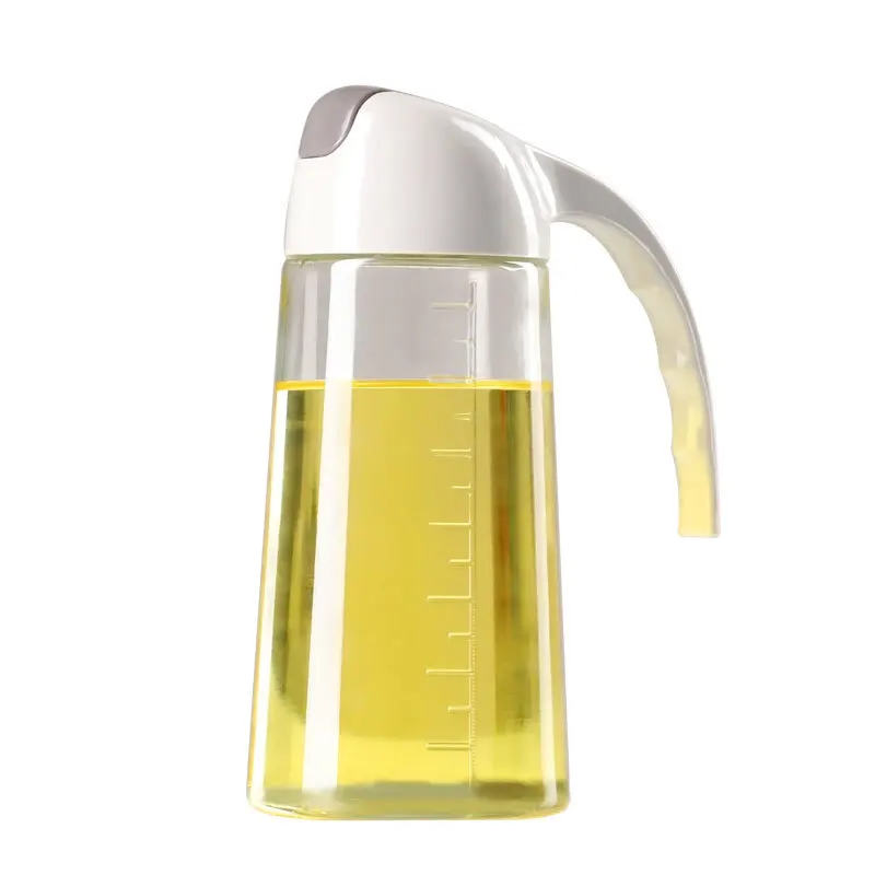 

Automatic opening and closing oil pot glass leakproof kitchen seasoning bottle kitchenware kitchen canisters set cooking tools