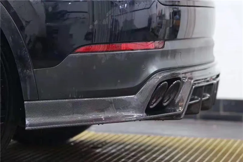Автомобильный спойлер для переднего бампера из углеродного волокна задний
