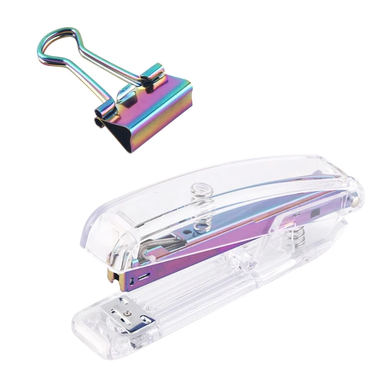 

Desktop Stapler Colorful Stapler 25 Sheets Paper Capacity School Binding Supply