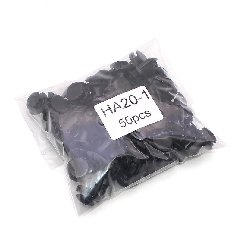 

50pcs 9mm Hole Expansion Rivets Plastic Auto Fasteners Clips for Honda Mitsubishi Car Bumper Clip Trim Panel Retainer Push Pins