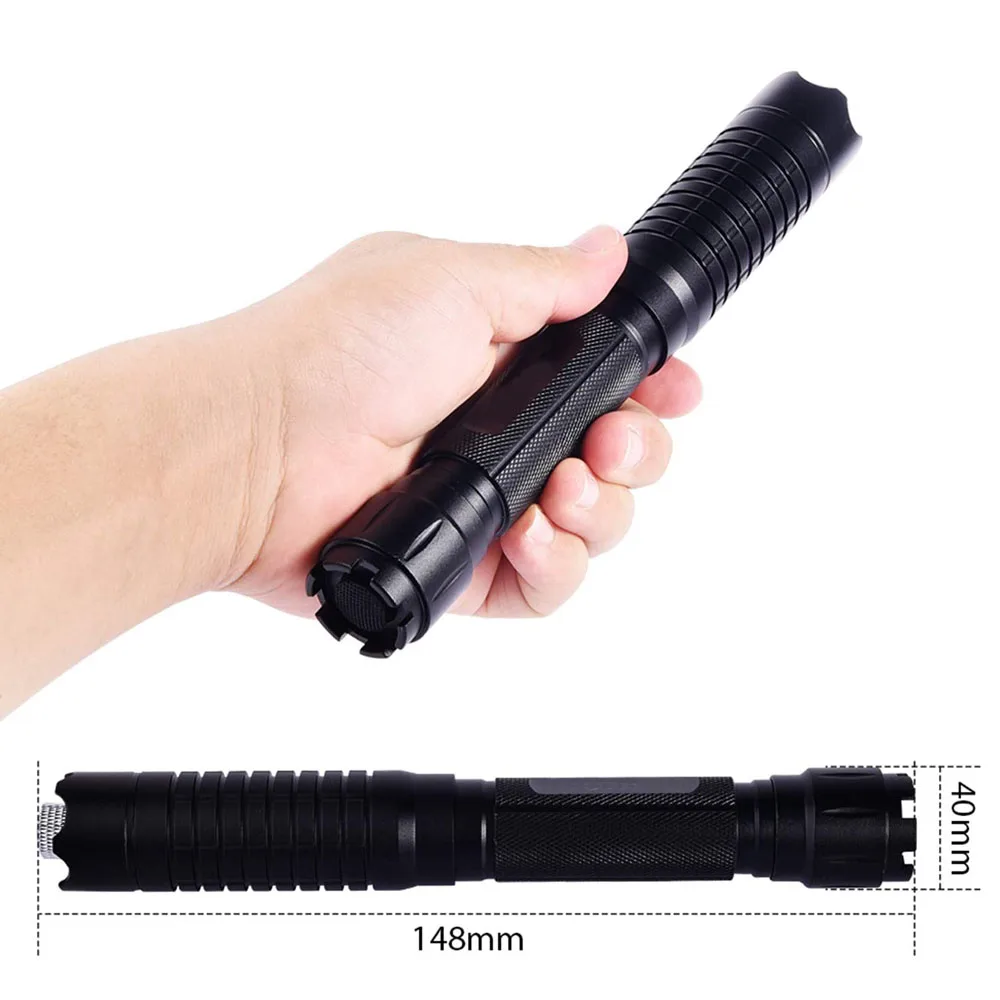 Синяя лазерная указка высокой мощности 2 Вт фонафонарь B009 5000 нм м Фокусируемый