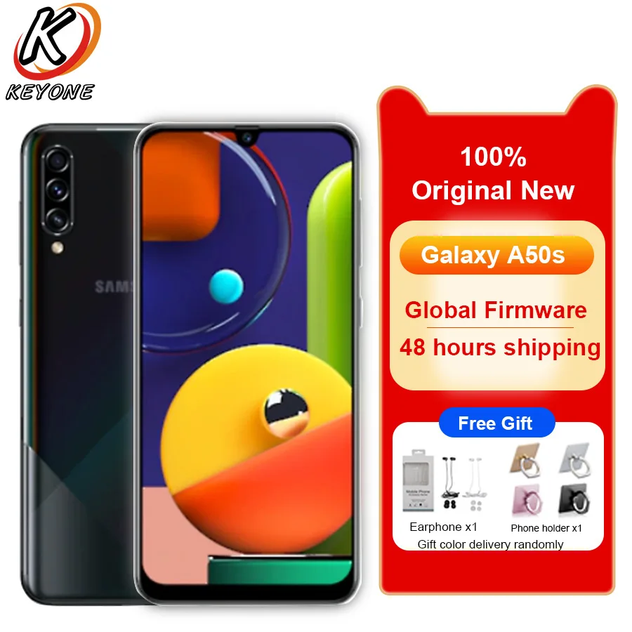 Новый Samsung Galaxy A50s A5070 6 ГБ ОЗУ 128 Гб ПЗУ мобильный телефон 4 &quotВосьмиядерный тройной