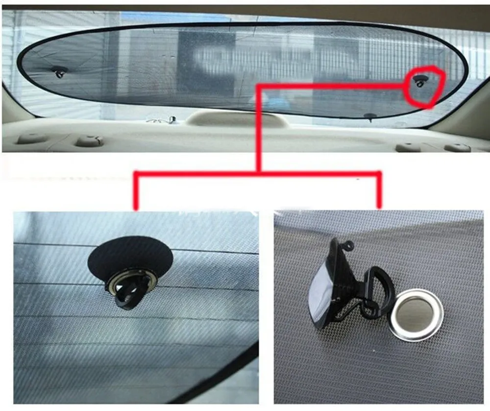 100*50 см автомобильный солнцезащитный козырек на заднее стекло задний