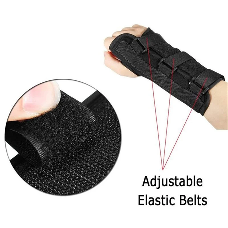 Medical Wrist Brace Support Pads Sprain Forearm Splint for Band Strap Protector Safe Carpal Tunnel | Красота и здоровье
