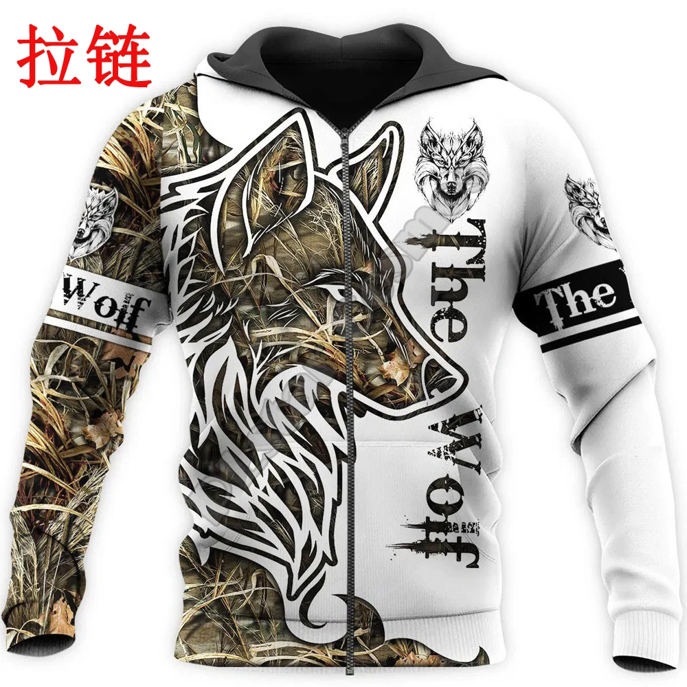 Animal - Wolf Tatoo Мужская толстовка с 3D принтом, уличная одежда с животными, осенняя толстовка с капюшоном, унисекс, повседневная куртка, спортивные костюмы UU13 (art.: 3920d05e8bc98) - 3920d05e8bc98
