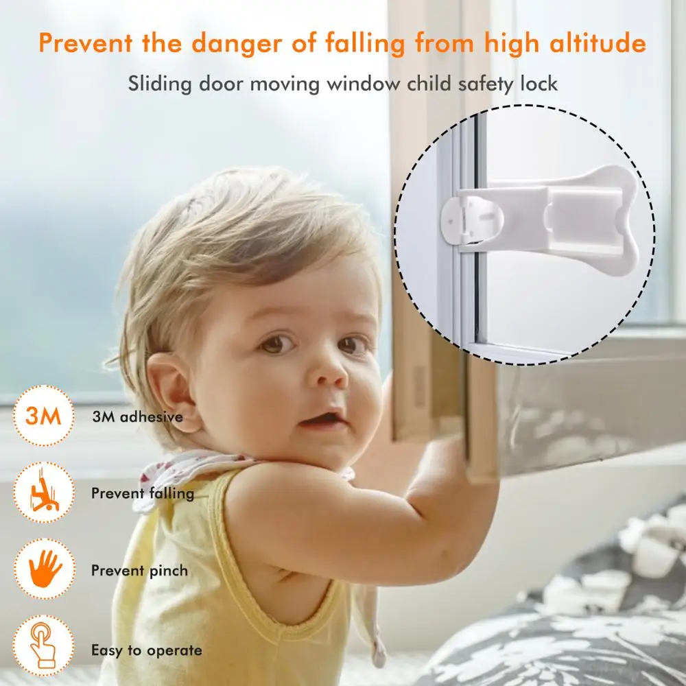 4 шт. блокираторы раздвижных дверей для детской безопасности | Мать и ребенок