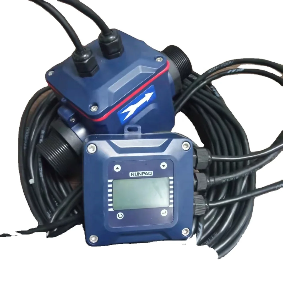 

Dual power supply electromagnetic flow meter converter displacement plastic 4-20ma output high quality