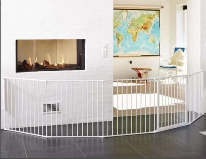 

Защитная перегородка для домашних питомцев, регулируемая стальная перегородка для камина, безопасная защита для детей, детская игрушка, зо...