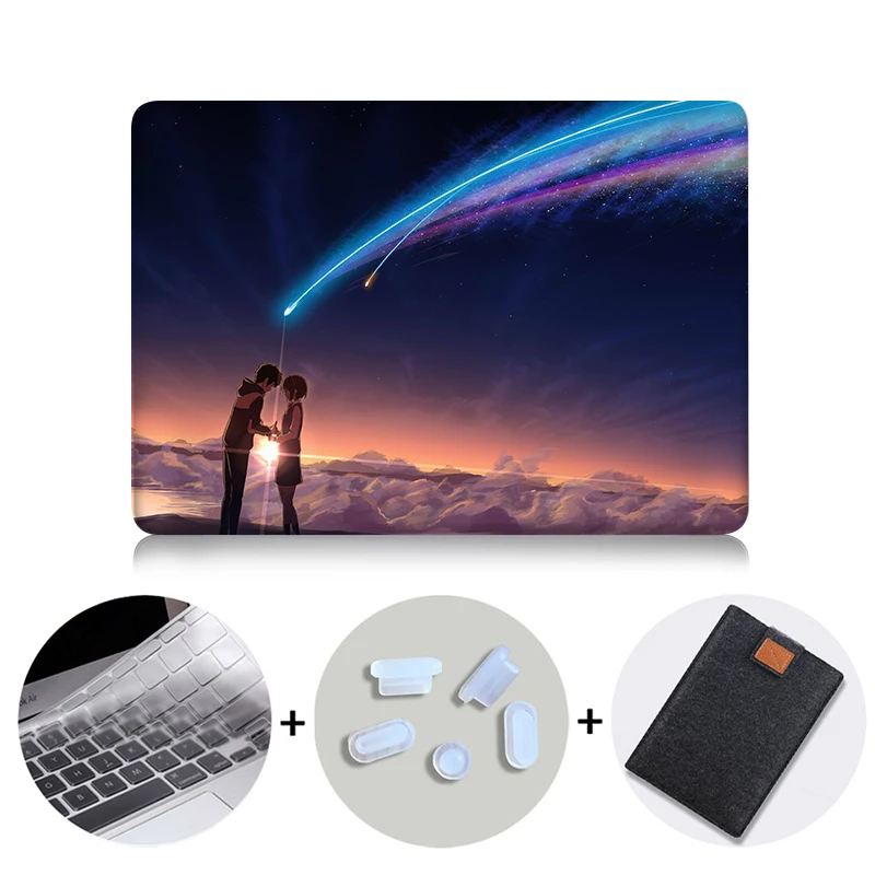 MTT чехол для ноутбука Macbook Air 11 13 дюймов чехол для Apple Mac book Pro retina 12 13,3 15 16 с сенсорной панелью A1706 A1989 A1932 - Цвет: MB05