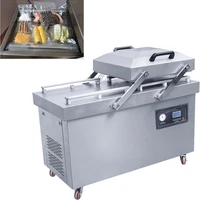 fully automatic vacuum machine vegetables and fruits seafood grains beans wet dry packaging equipment commercial sealer 1000w