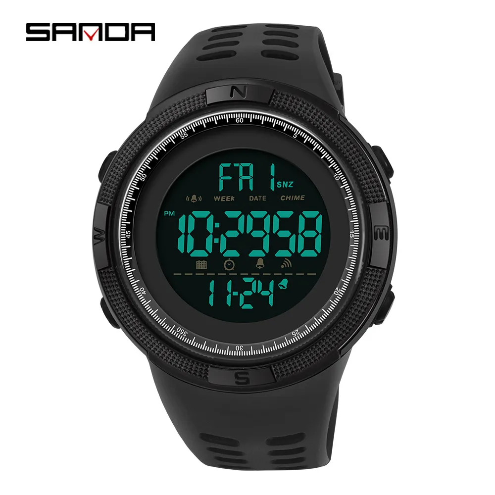 

SANDA new men's digital watch multi-function luminous electronic watch waterproof outdoor sports watch Relogio Masculino