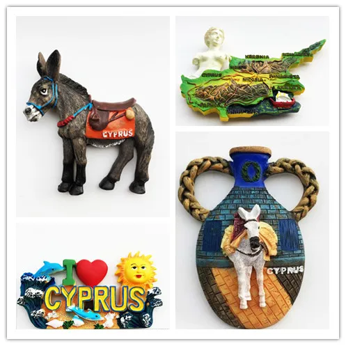 Магнитные Сувениры для холодильника 3D наклейки на холодильник со вкусом Кипра