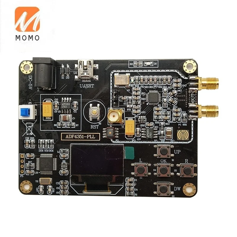 

ADF4351 on-board STM32 microcontroller lock phase ring module 35M-4.4G RF source sweeper