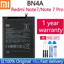 100% Original Replacement Battery For Xiaomi Redmi Note7 Note 7 Pro M1901F7C BN4A Genuine Phone Battery 4000mAh+ Free Tools