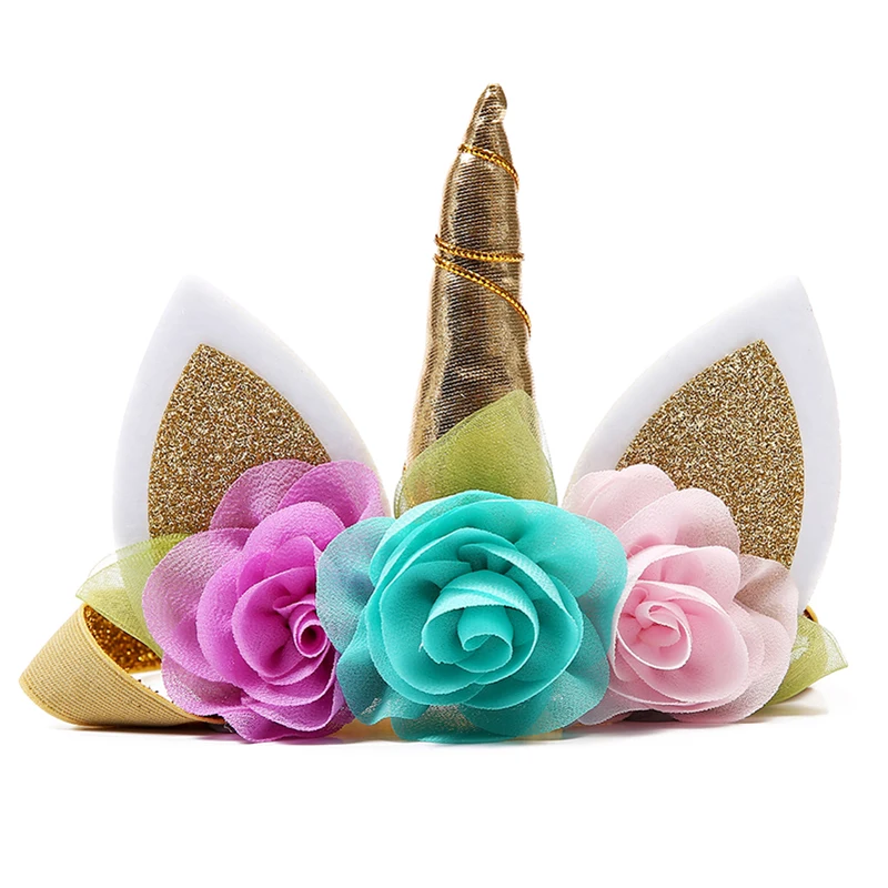 Детский костюм для хеллоуина единорог с юбкой-пачкой платье цветочным рисунком