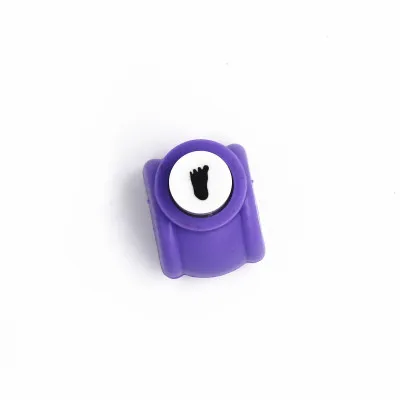 Foot lice Funny Seal Mini Printing Paper Flower Cutter Art Craft Toy Punch DIY Puncher Paper Cutter Scrapbooking Punches DIY Toy For Child - Цвет: Foot lice