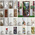 Креативная 3D наклейка на дверь, 95x215 см, самоклеящиеся обои на двери, сделай сам, обновление, водонепроницаемый плакат для спальни