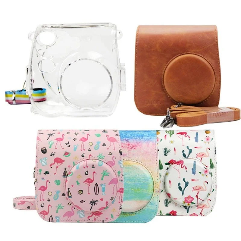 

Camera Case Bag Compatible PU Leather for Instax for Fujifilm Instax Mini 7s 7c Instant Camera for Polaroid PIC-300 Camera