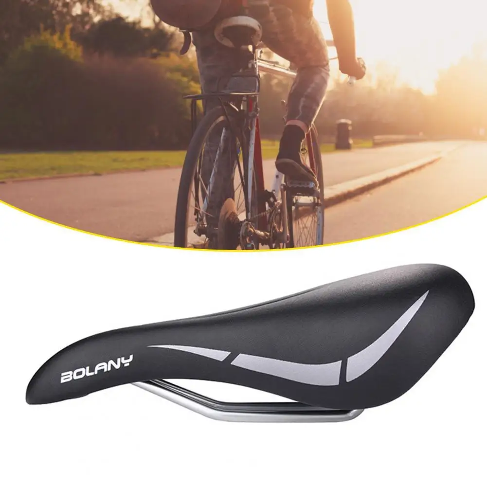 

Sponge Useful High Stability Ergonomic Bicycle Saddle Bike Part Bike Saddle Wear-resistant for MTB