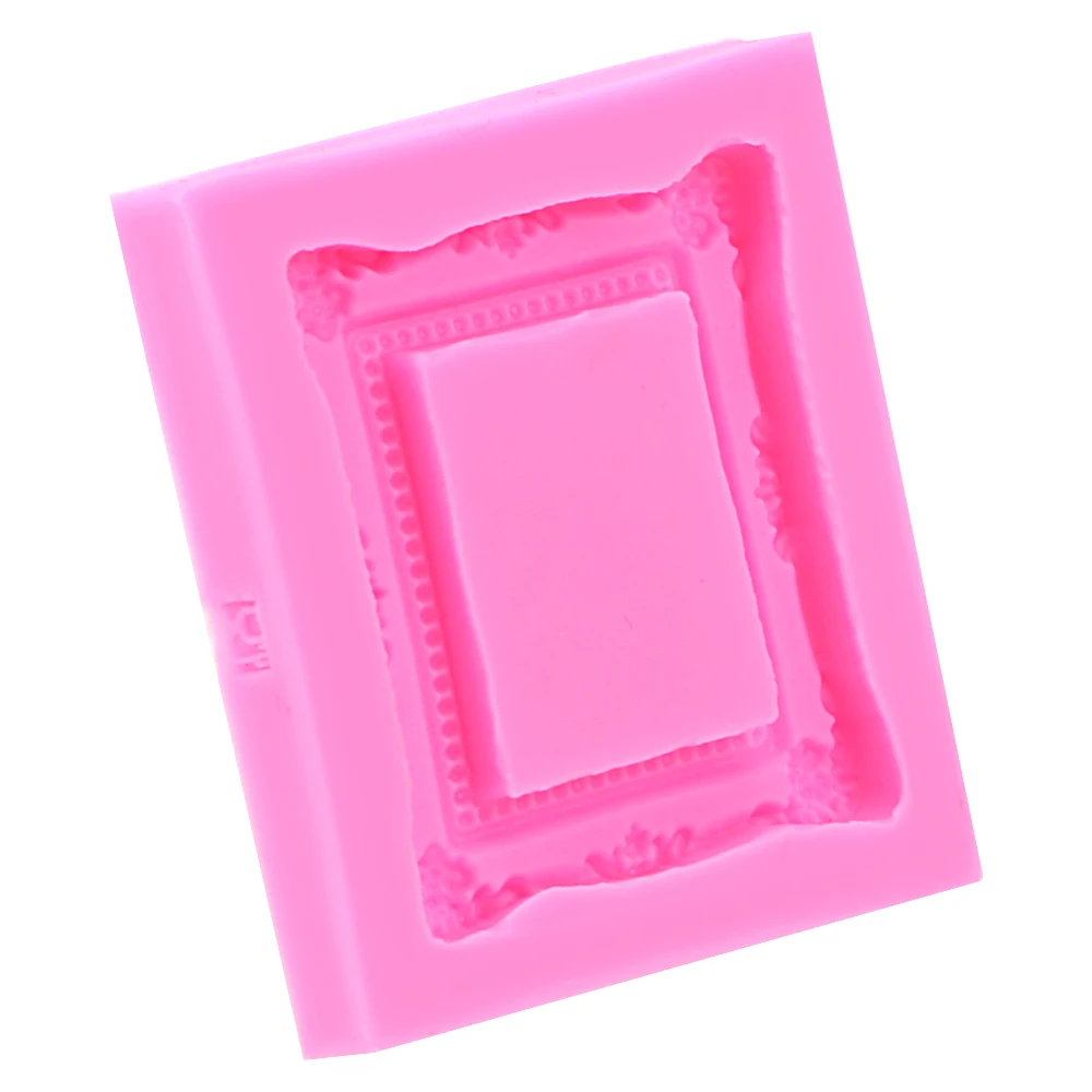 Cake Decoration Tool Silicone Frame Shape Mold Dining Bar Fondant Food Grade Material Baking Tools DiyKitchen Accessories | Дом и сад