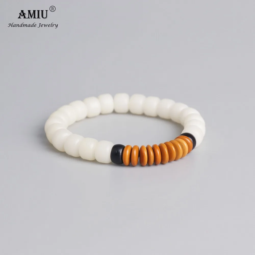 AMIU белые семена Бодхи Кокосовая Скорлупа оливковый орех Тибетский буддизм Мала