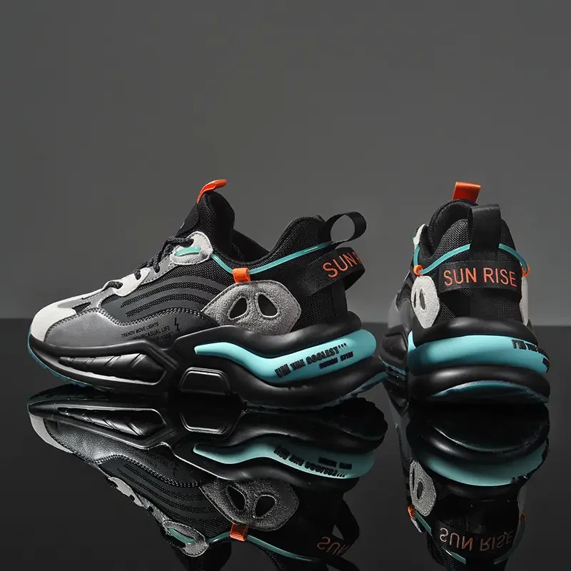 

Running shoes men's breathable casual shoes outdoor lightweight sports shoes casual walking thick-soled men's sports shoes