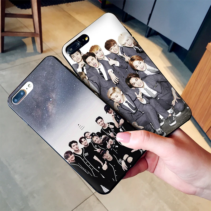 EXO Молодежная группа Чехлы для мобильных телефонов huawei P10 P20 2019 M10 M20 M30 S6 S7 край S10 S9