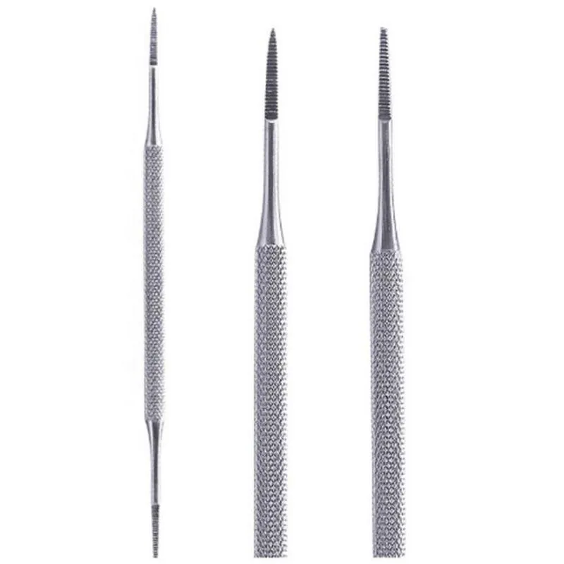 

1pcs Double Ended Pedicure Blacks File Satin Edge Ingrown Toe Instrument Chiropod Lifter Onychomycosis Paronychia Podiatry C7O9