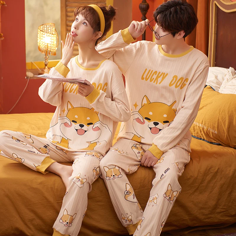 Зимние пижамные комплекты из 2 предметов большого размера с длинными рукавами и